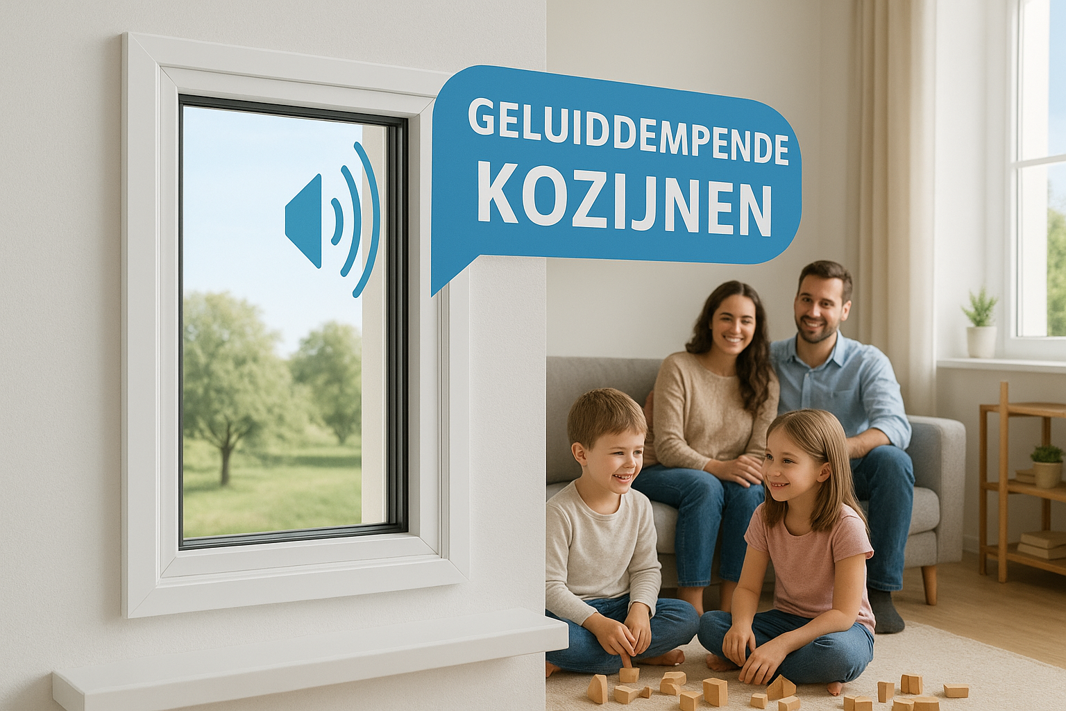 Tips om geluidsoverlast buiten te houden met kunststof kozijnen